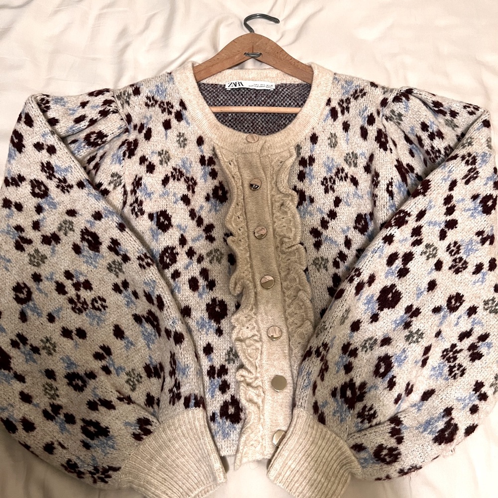 Zara floral Cardigan